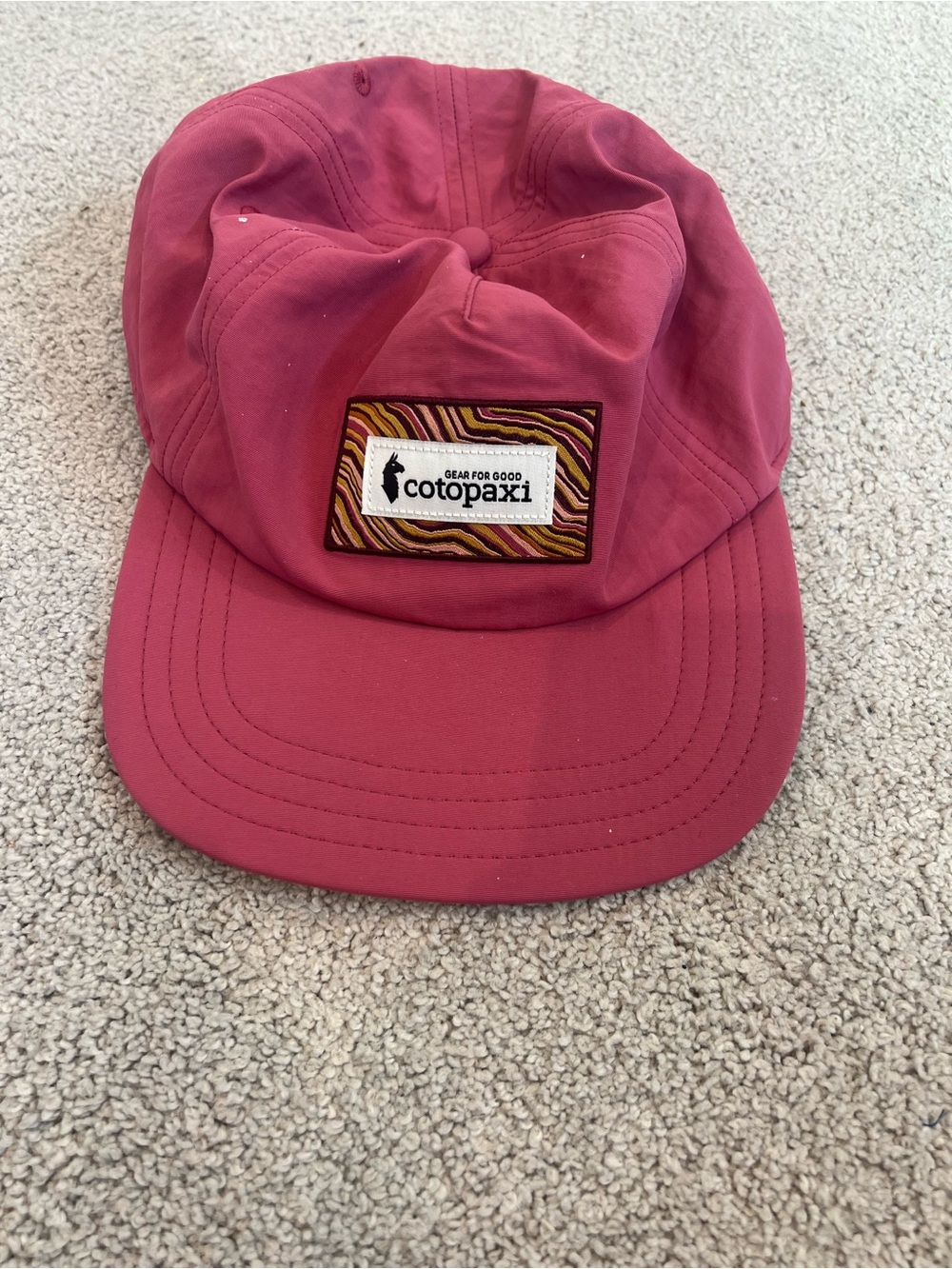 Cotopaxi pink hat